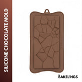 Cracked Chocolate Shape Silicone Chocolate Mold