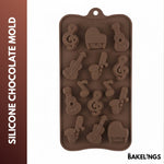 14-Cavity Musical Theme Shape Silicone Chocolate Mold