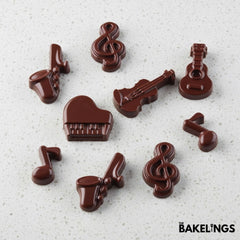 14-Cavity Musical Theme Shape Silicone Chocolate Mold