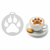 Paw Print | Coffee, Cocktail & Cookie Stencil - Washable DIY Beverage Art Tool