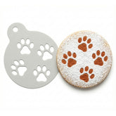 Paw Prints | Coffee, Cocktail & Cookie Stencil - Washable DIY Beverage Art Tool