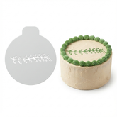 Horizontal Willow Sprig | Round Cake Top Stencil – Reusable Cake Decorating Stencil