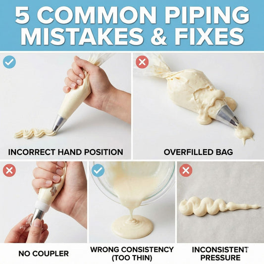 5 Common Piping Mistakes (And How to Fix Them) for Flawless Cake Decoration