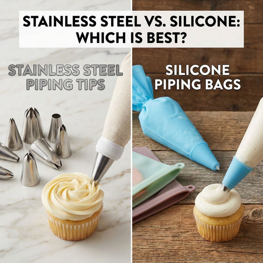 Stainless Steel vs. Silicone Piping Bags: Which Is Best for Your Baking Style?