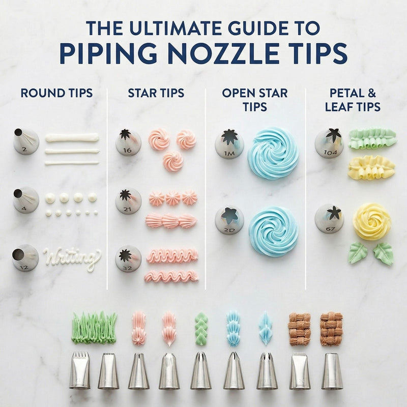 The Ultimate Guide to Choosing the Right Piping Nozzle Tip for Every Design