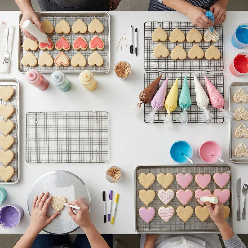 15 Time-Saving Hacks for Decorating Multiple Cookies at Once (For Parties)