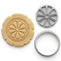 Fresh Citrus Slice Cookie Cutter & Stamp Set | Food-Grade PLA