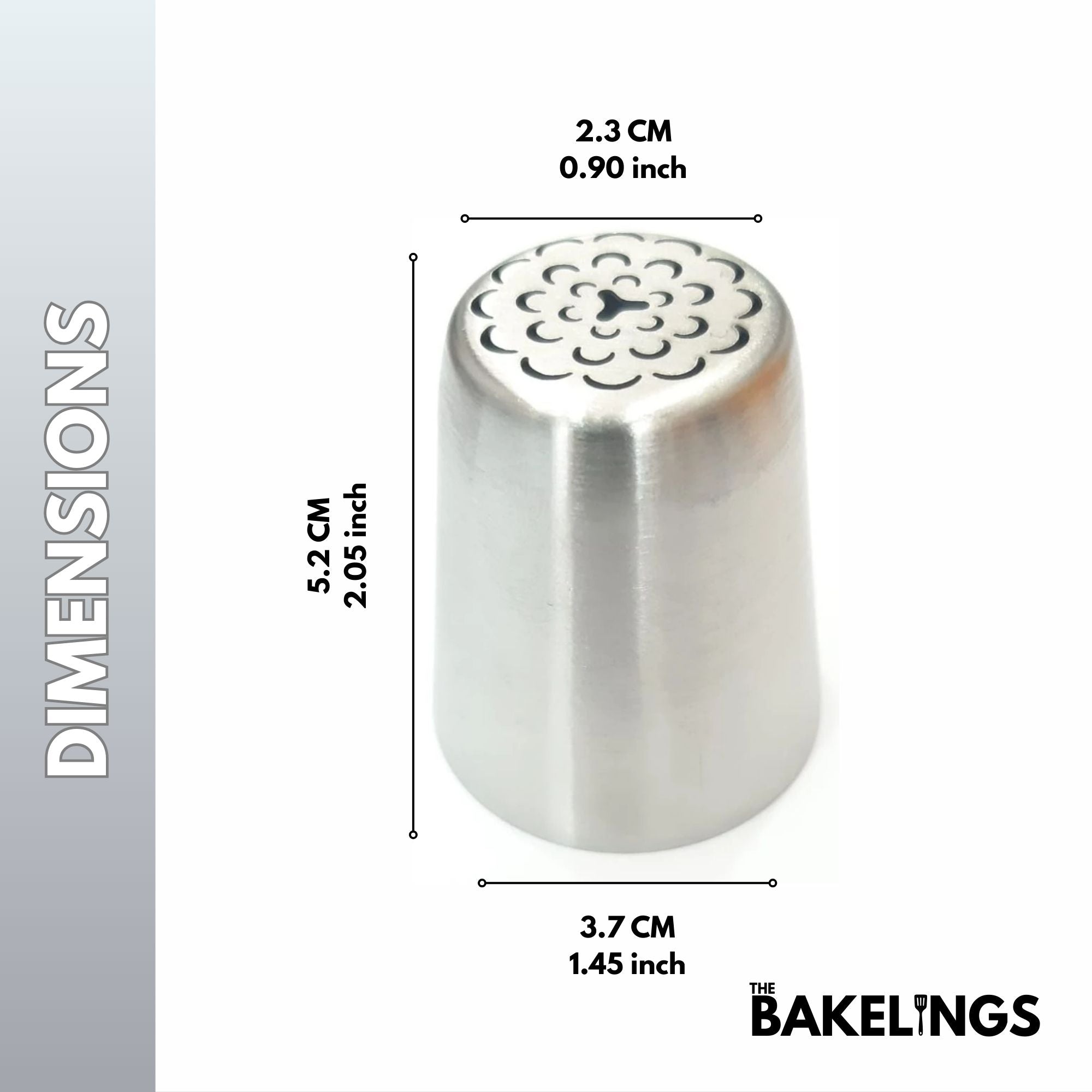 Embout de tuyauterie en acier inoxydable – Série à motifs décoratifs | Modèle n° 214