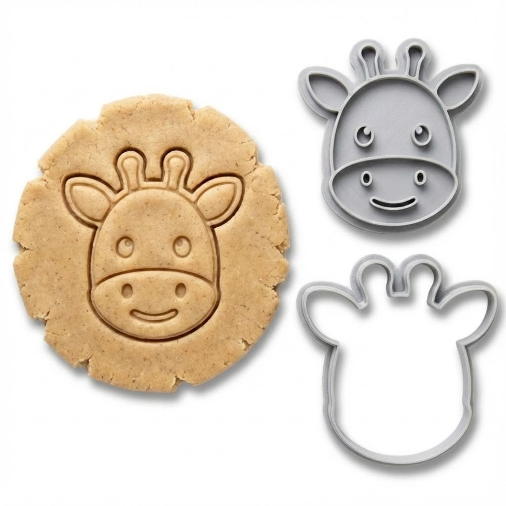 Giraffe Cookie Cutter & Stamp Set | Food-Grade PLA