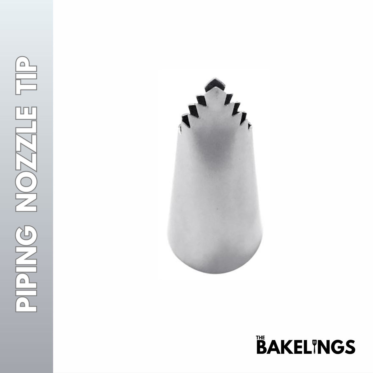 Stainless Steel Piping Nozzle Tip – Decorative Pattern Series | Model #216