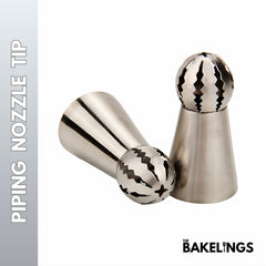 Stainless Steel Piping Nozzle Tip – Decorative Pattern Series | Model #210