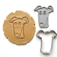 Greyhound Whippet Cookie Cutter & Stamp Set | Food-Grade PLA