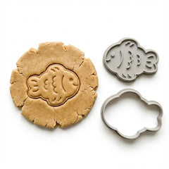Happy Little Fish Cookie Cutter & Stamp Set | Food-Grade PLA