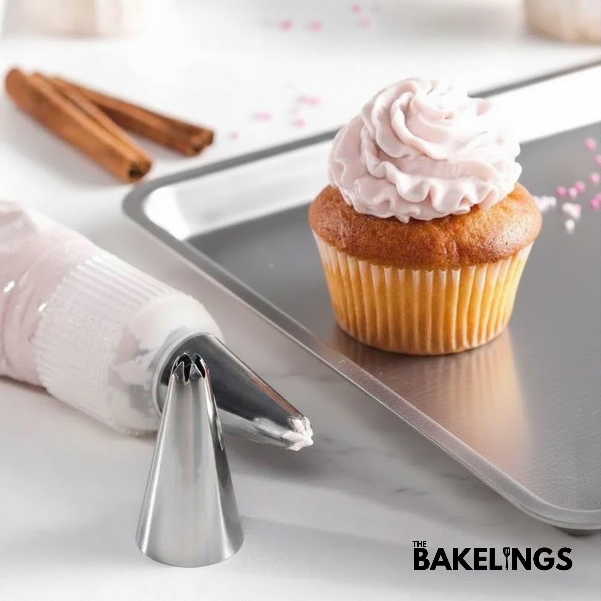 Stainless Steel Piping Nozzle Tip – Decorative Pattern Series | Model #217