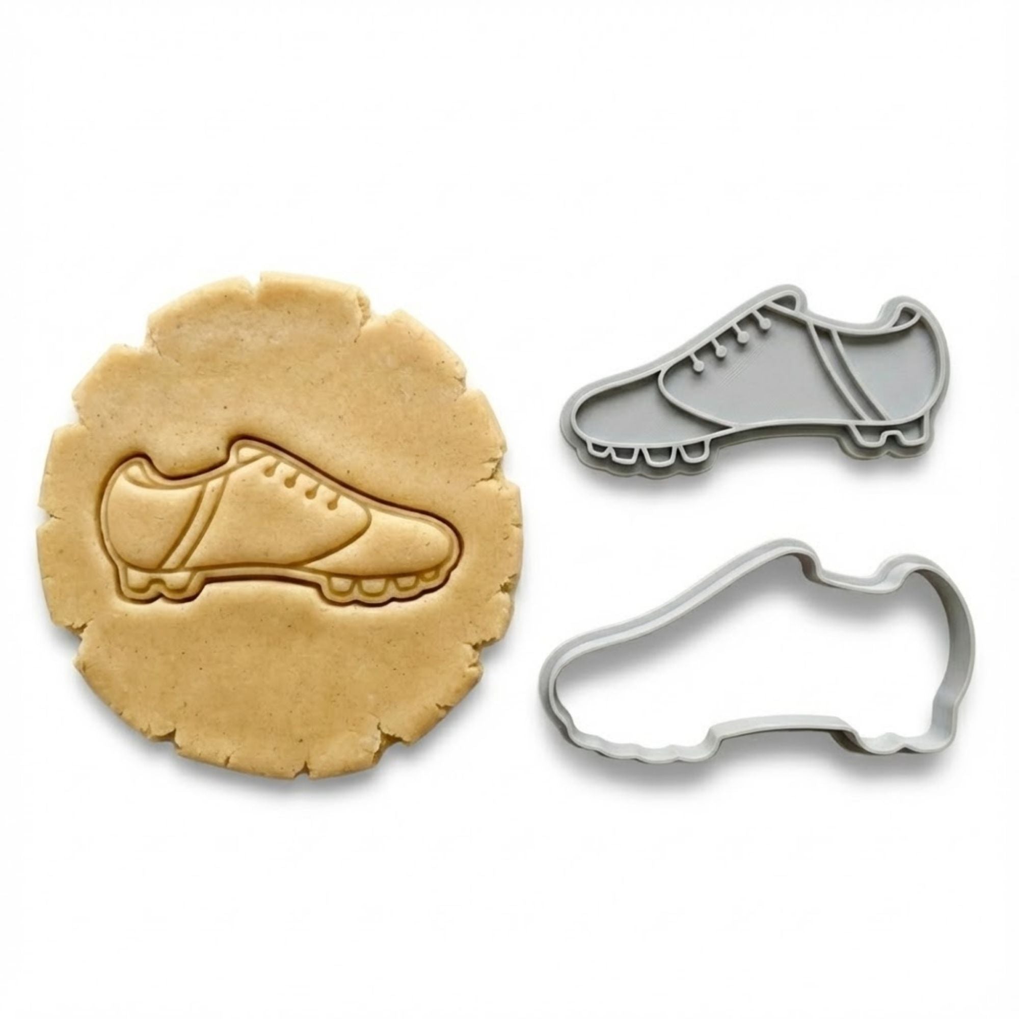 Pro Soccer Cleat Cookie Cutter & Stamp | Food-Grade PLA