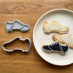 Pro Soccer Cleat Cookie Cutter & Stamp | Food-Grade PLA