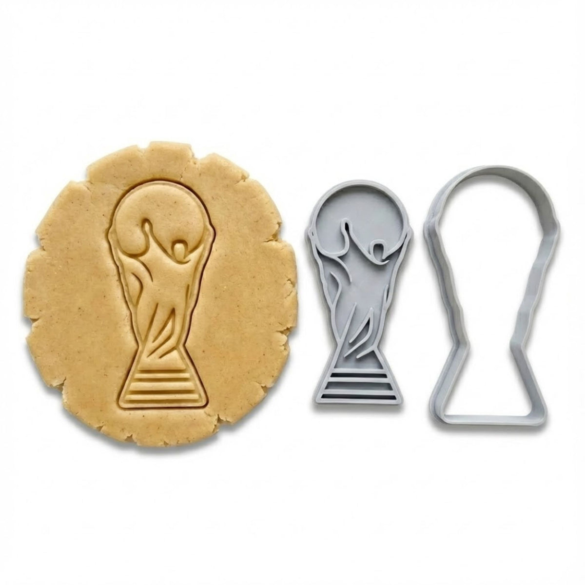World Cup Trophy Cookie Cutter & Stamp | Food-Grade PLA