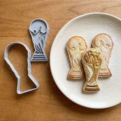 World Cup Trophy Cookie Cutter & Stamp | Food-Grade PLA