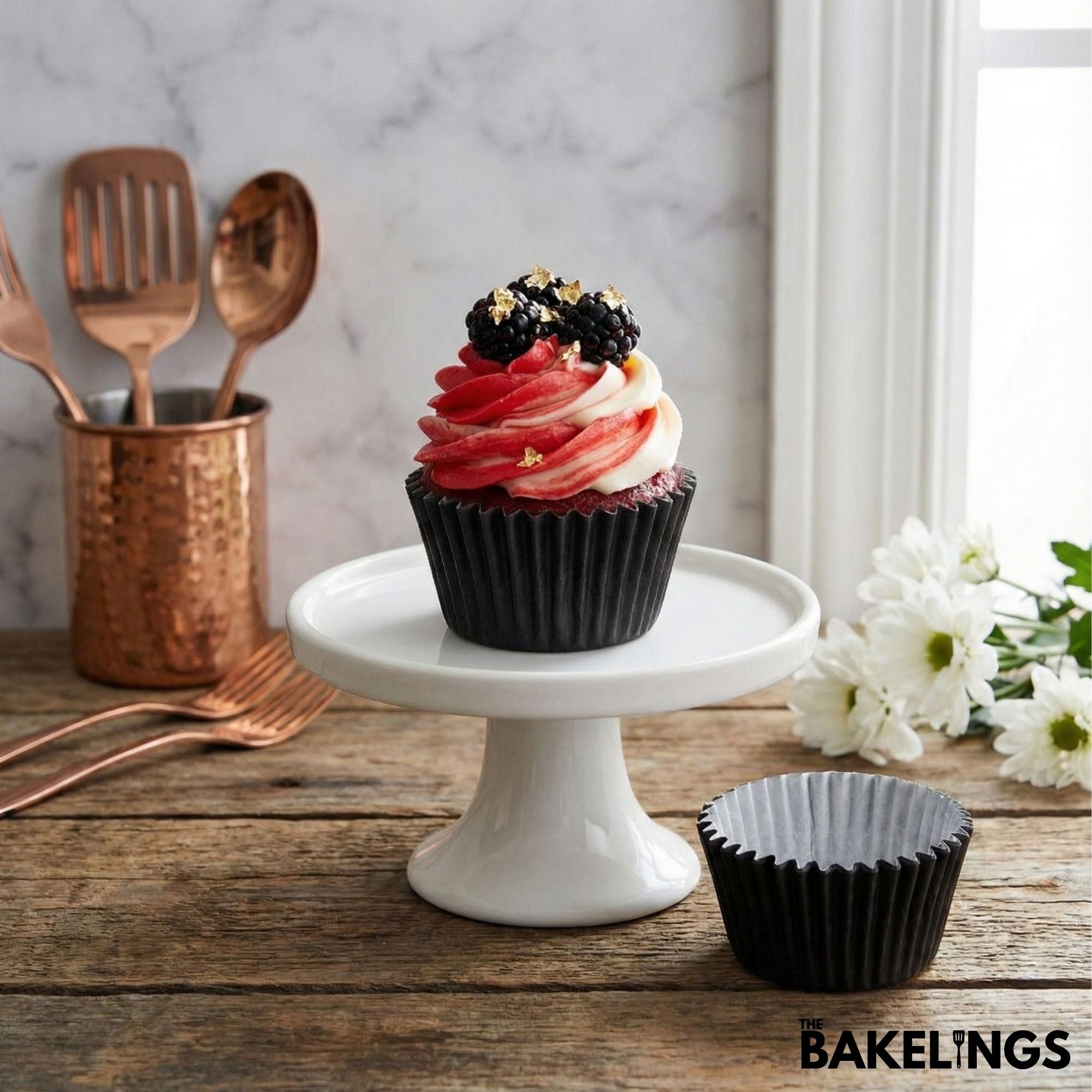 Cupcake Liners Midnight Onyx 32 Pcs