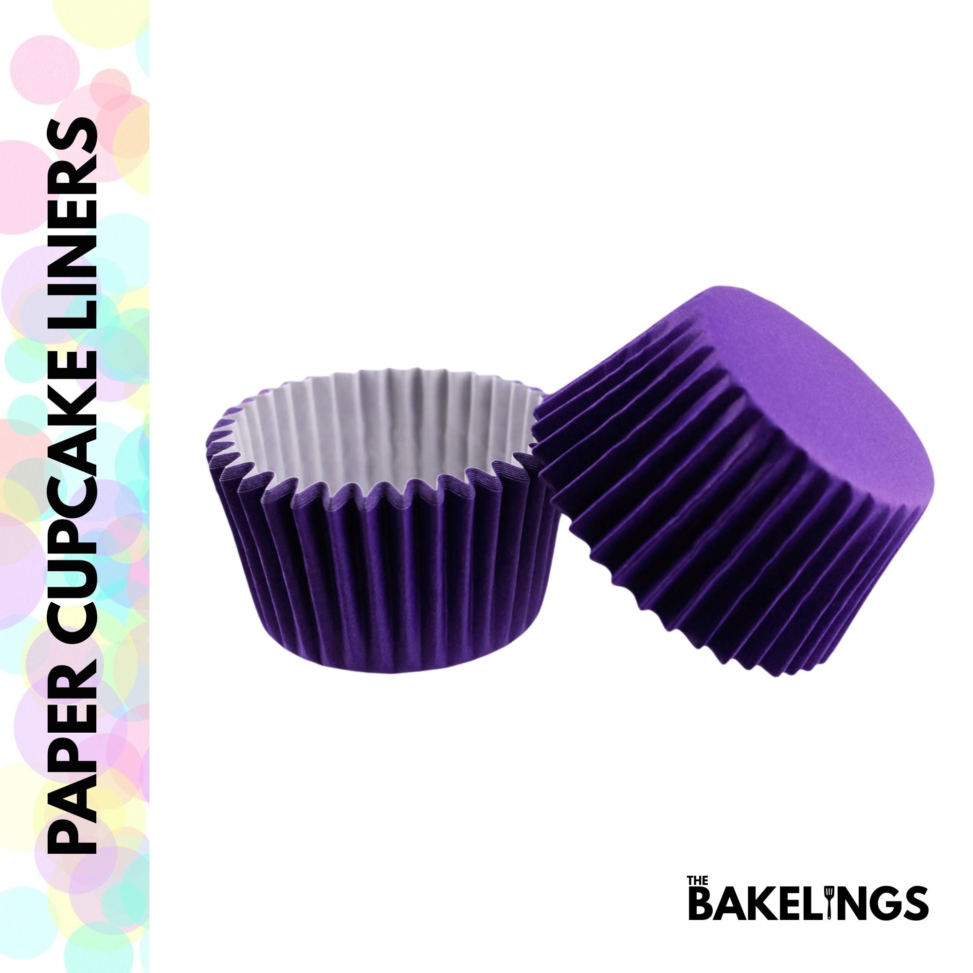 Cupcake Liners Deep Plum 32 Pcs