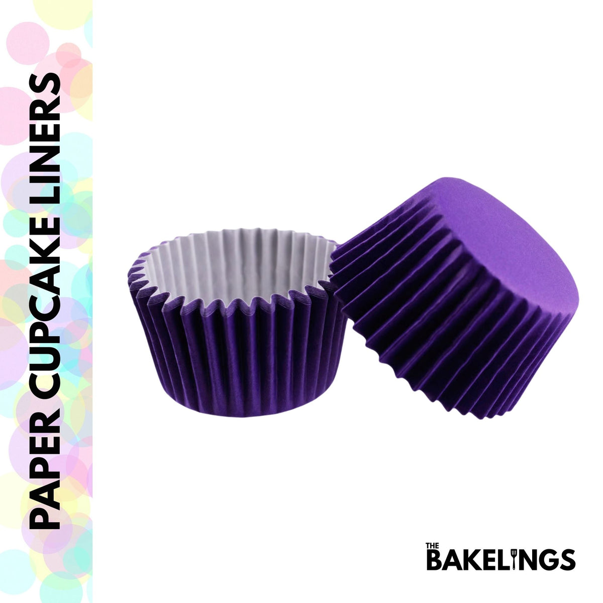 Cupcake Liners Deep Plum 32 Pcs