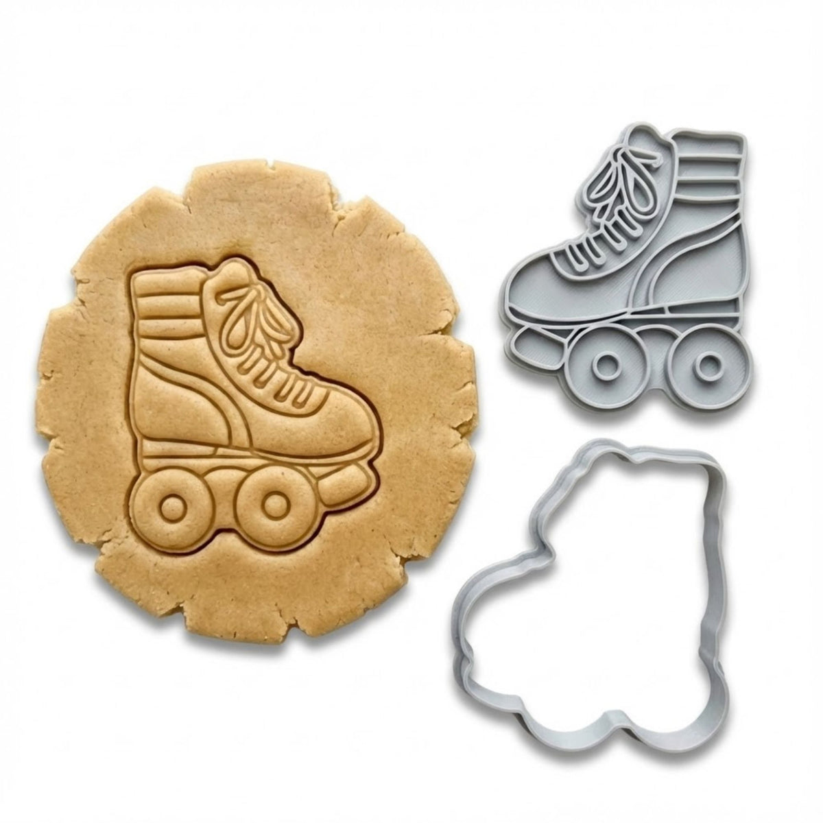 Roller Skate Cookie Cutter & Stamp | Food-Grade PLA