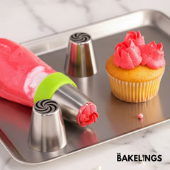 Stainless Steel Piping Nozzle Tip – Decorative Pattern Series | Model #219