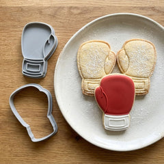Pro Boxing Glove Cookie Cutter & Stamp | Food-Grade PLA