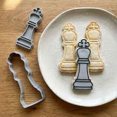 King Chess Piece Cookie Cutter & Stamp | Food-Grade PLA