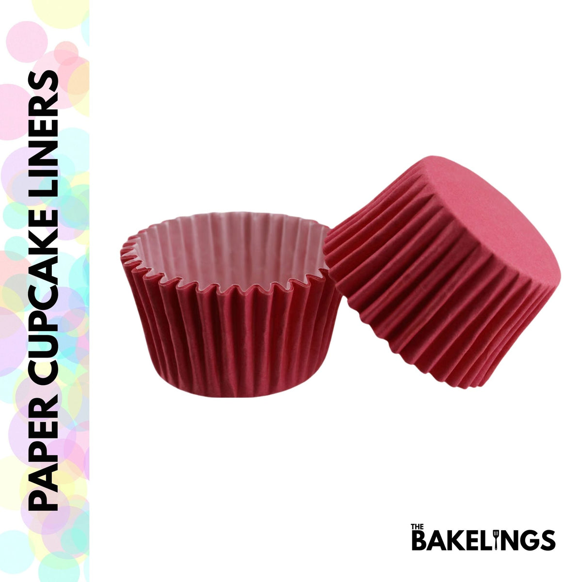 Cupcake Liners Holiday Red 32 Pcs