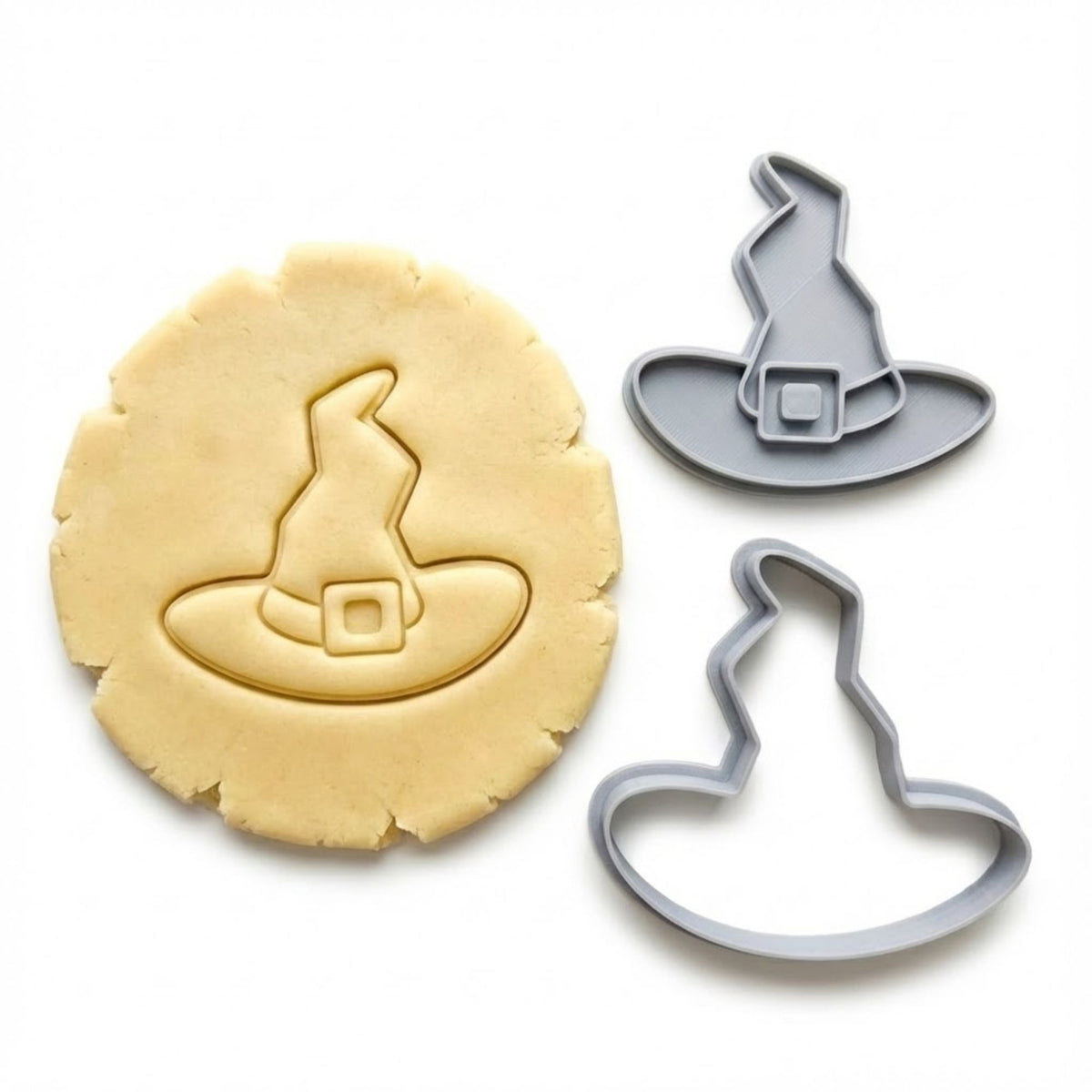 Classic Witch Hat Cookie Cutter & Stamp | Food-Grade PLA