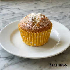 Cupcake Liners Orange Snowflake 32 Pcs