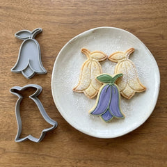 Elegant Bellflower Cookie Cutter & Stamp | Food-Grade PLA