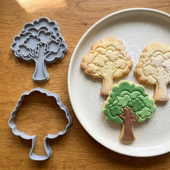 Majestic Tree Cookie Cutter & Stamp | Food-Grade PLA