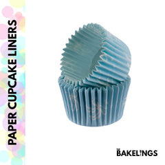 Cupcake Liners Baby Blue Bow-Tie 32 Pcs