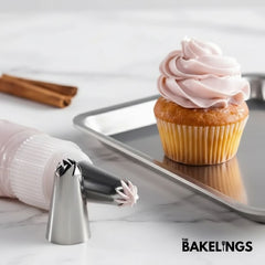 Stainless Steel Piping Nozzle Tip – Decorative Pattern Series | Model #228