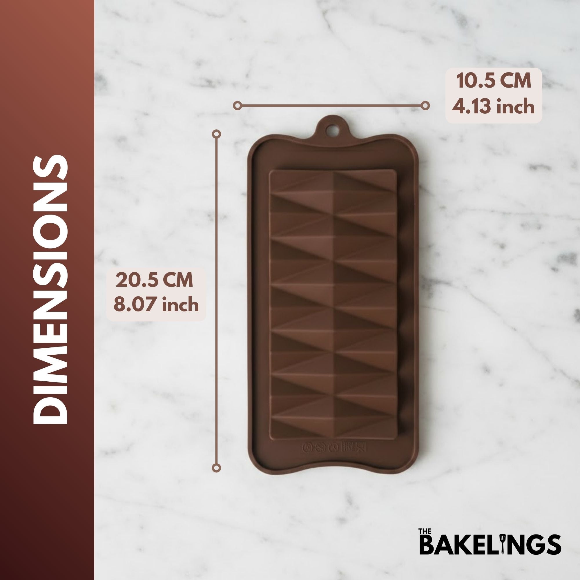 3D Prism Shape Silicone Chocolate Mold