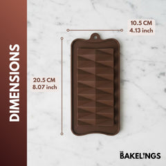 3D Prism Shape Silicone Chocolate Mold