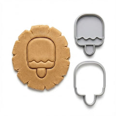 Summer Popsicle Cookie Cutter & Stamp Set | Food-Grade PLA
