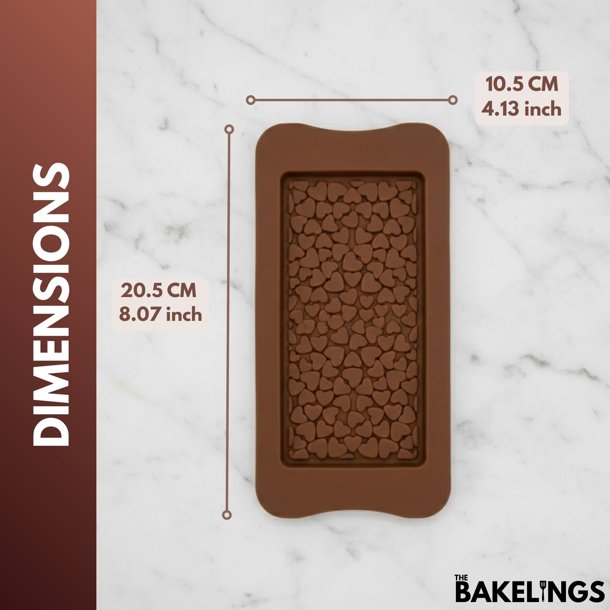 Small Hearts Shape Silicone Chocolate Mold