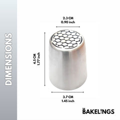 Stainless Steel Piping Nozzle Tip – Decorative Pattern Series | Model #232