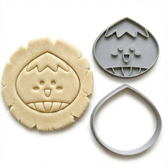 Kawaii Happy Nikuman Cookie Cutter & Stamp Set | Food-Grade PLA