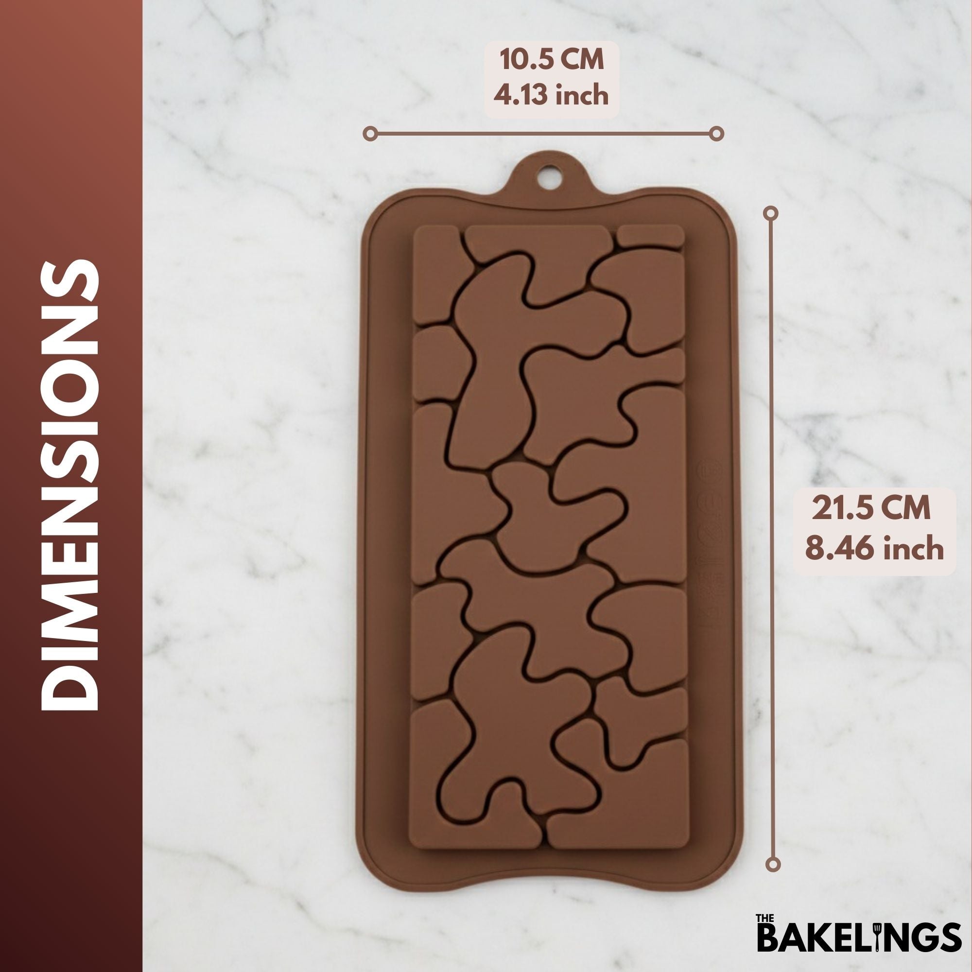 Puzzle Shape Silicone Chocolate Mold