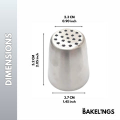 Stainless Steel Piping Nozzle Tip – Decorative Pattern Series | Model #237