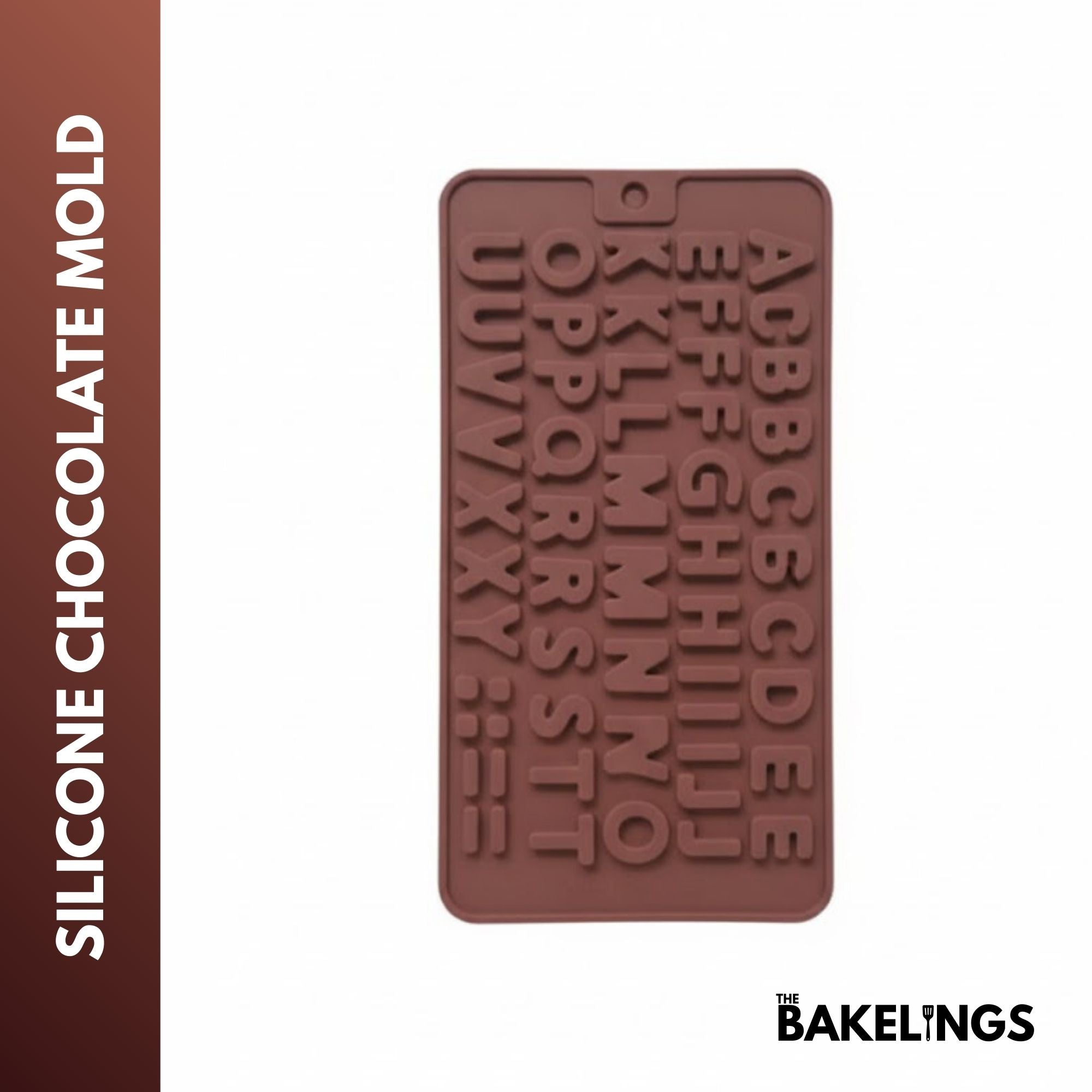 56-Cavity Letter Shape Silicone Chocolate Mold