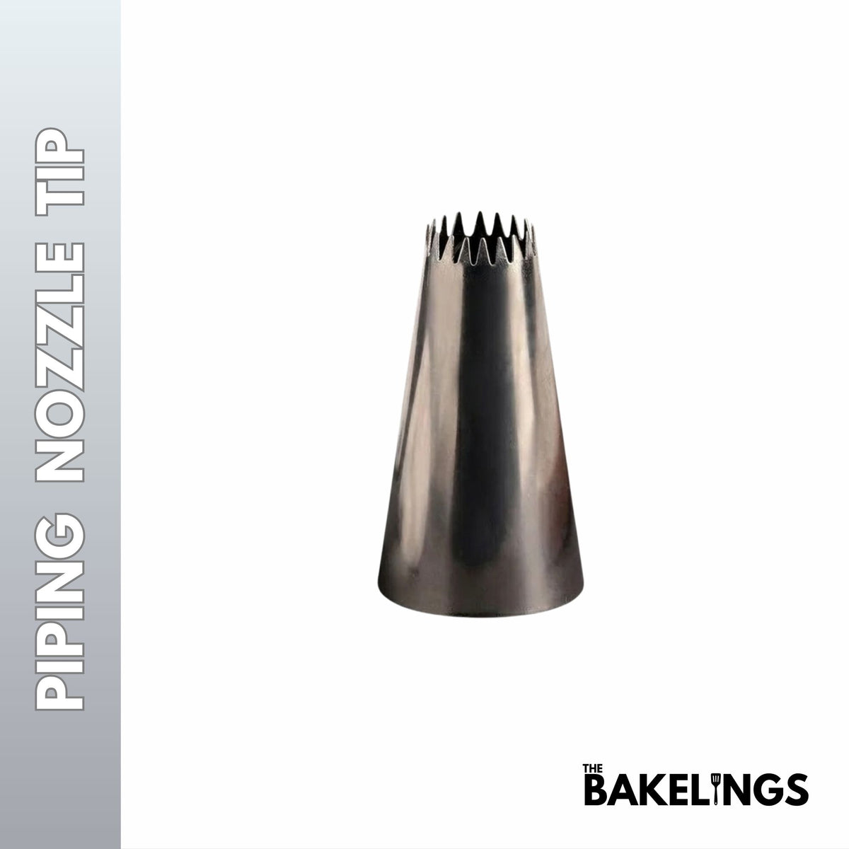 Stainless Steel Piping Nozzle Tip – Decorative Pattern Series | Model #241