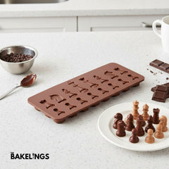 14-Cavity Chess Shape Silicone Chocolate Mold