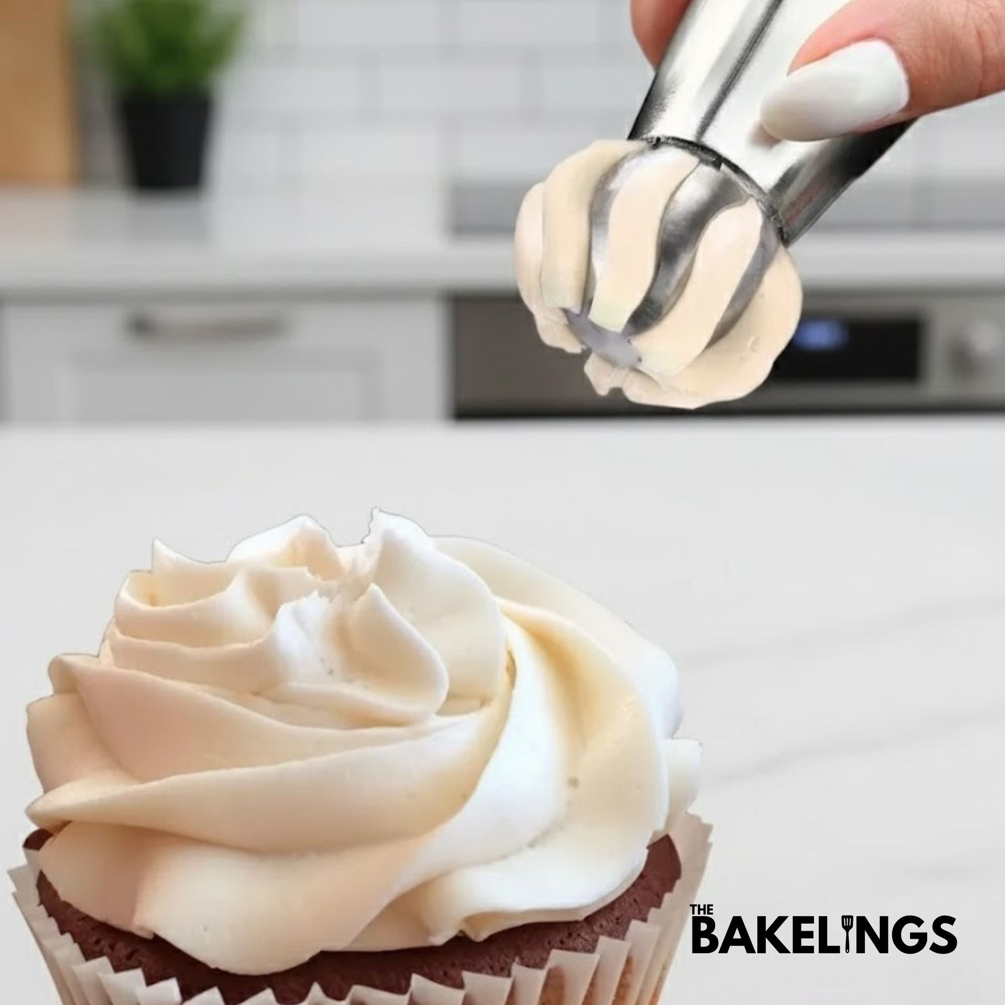 Stainless Steel Piping Nozzle Tip – Decorative Pattern Series | Model #212